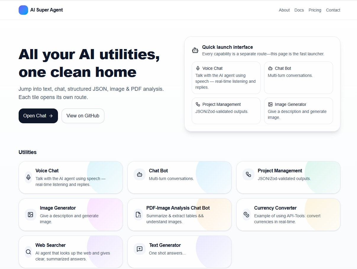 App Dashboard (Feature Overview)