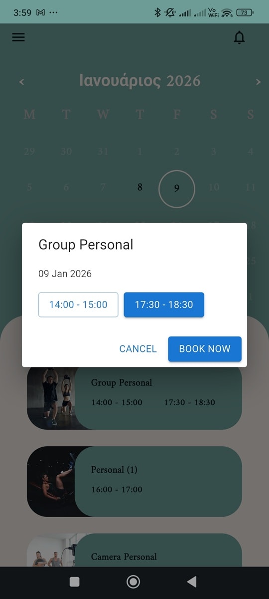 Booking Confirmation